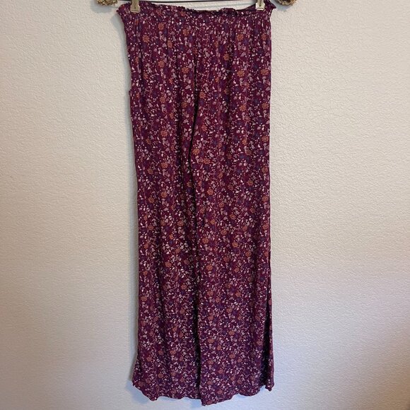Mossimo Floral Boho Print Palazzo Pants Women Size S - Picture 7 of 11